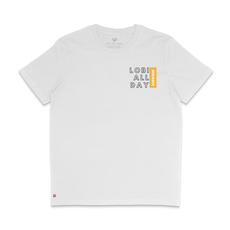 T-shirt Lobi All Day Sneeuwwit via BLL THE LABEL