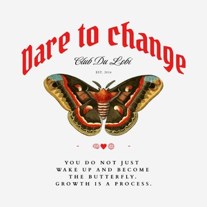 T-shirt CDL Dare to change Wit from BLL THE LABEL
