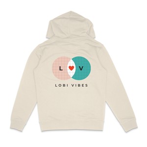 Hoodie Lobi Vibes Tamariu Natural Raw from BLL THE LABEL