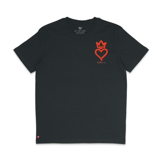 Niks Anders Dan Liefde Graffiti T-shirt Black from BLL THE LABEL