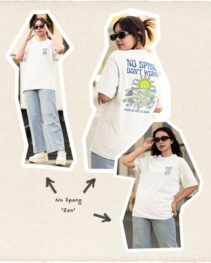 T-shirt No Spang – Zen Wit from BLL THE LABEL