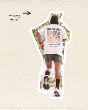 T-shirt No Spang – Matiz Wit from BLL THE LABEL