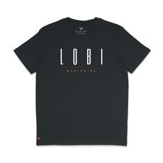T-shirt Lobi Worldwide Slim Dropzwart van BLL THE LABEL