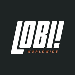 T-shirt Lobi Worldwide Italic Dropzwart from BLL THE LABEL