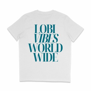 T-shirt Lobi Vibes Riad Wit from BLL THE LABEL