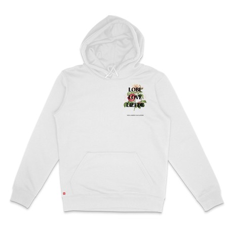 Lobi Love Liefde Hoodie White from BLL THE LABEL