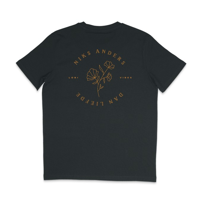 Lobi Vibes Jersey T-shirt Zwart from BLL THE LABEL