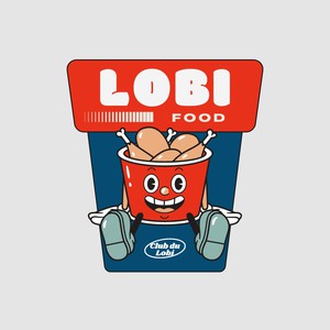 Lobi Food Kiep T-shirt Wit from BLL THE LABEL
