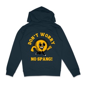 No Spang Sunshine Hoodie Navy from BLL THE LABEL