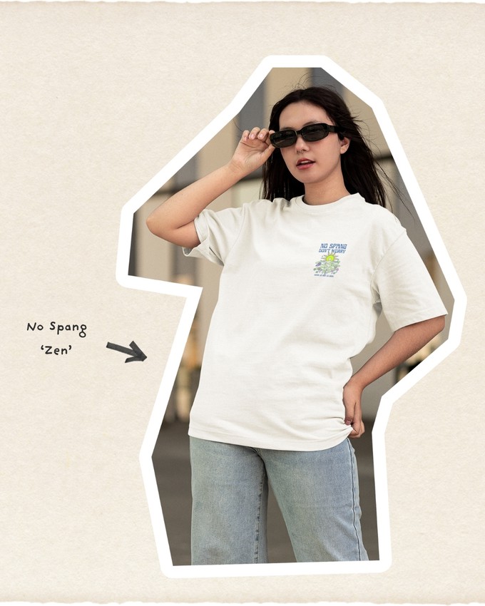 T-shirt No Spang – Zen Wit from BLL THE LABEL