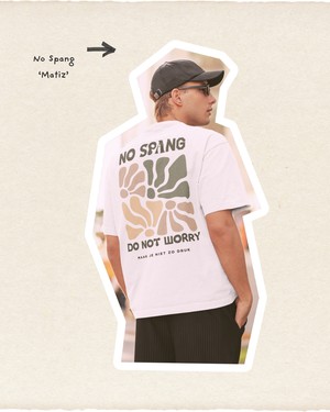T-shirt No Spang – Matiz Wit from BLL THE LABEL