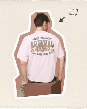 T-shirt No Spang – Bromtji Natural Raw from BLL THE LABEL