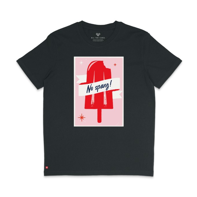 T-shirt No Spang! Dropzwart from BLL THE LABEL