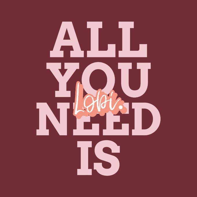 All You Need T-shirt Burgandy from BLL THE LABEL