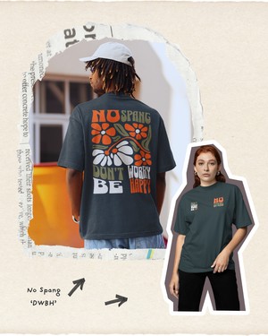 T-shirt No Spang – DWBH India Ink Grey from BLL THE LABEL