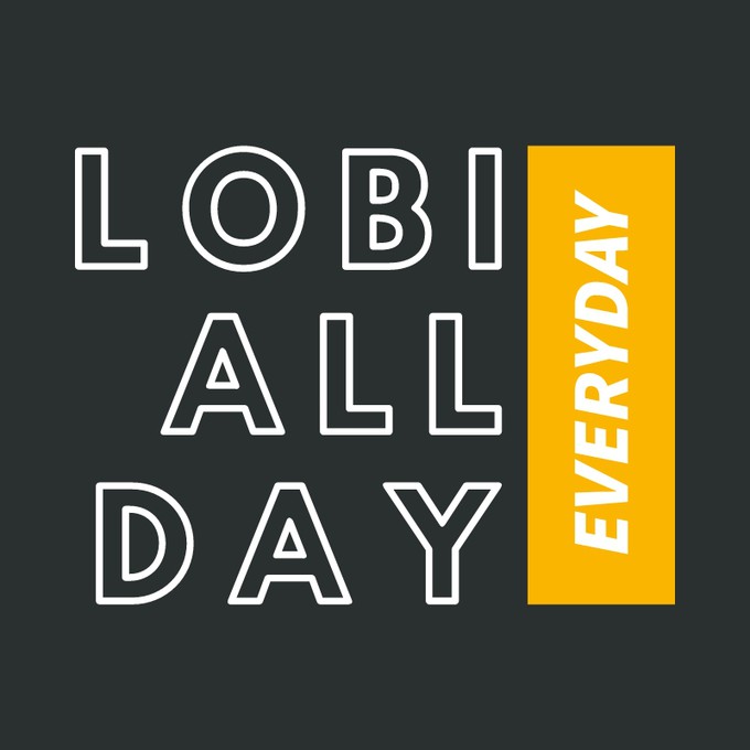 T-shirt Lobi All Day Dropzwart from BLL THE LABEL