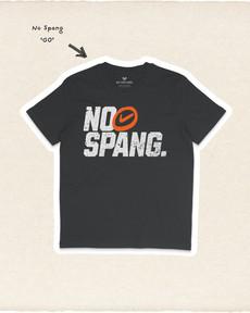 T-shirt No Spang – GO Zwart via BLL THE LABEL