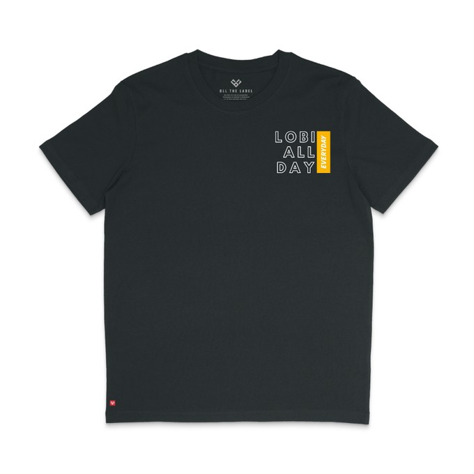 T-shirt Lobi All Day Dropzwart from BLL THE LABEL