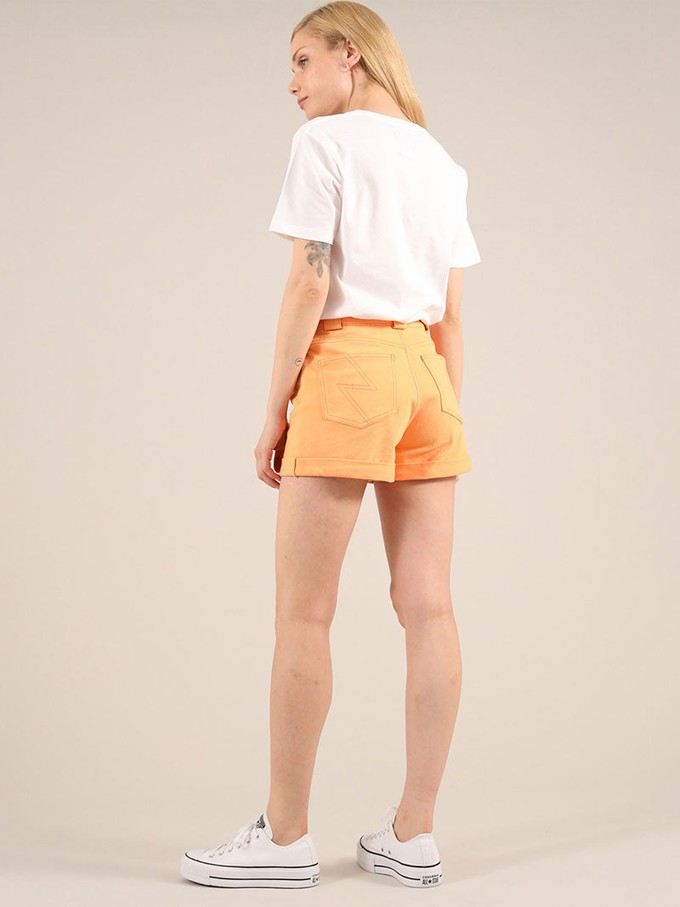 Rogue Shorts, Organic Cotton, in Preach Orange from blondegonerogue