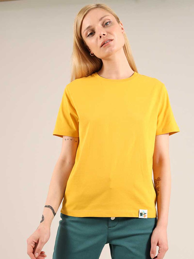 Heavy Cotton Tee, Organic Cotton, in Yellow from blondegonerogue