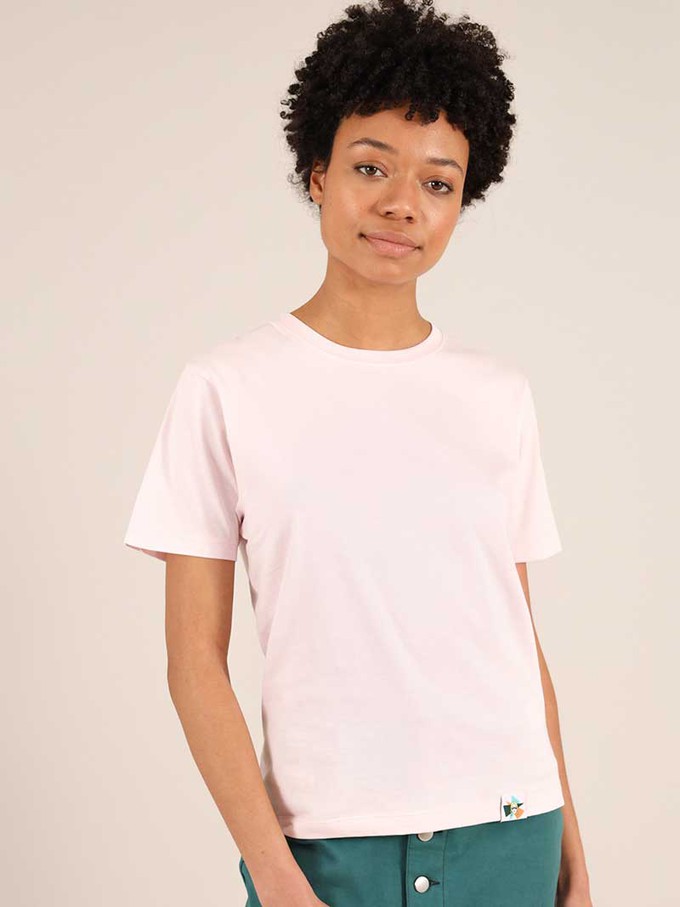 Heavy Cotton Tee, Organic Cotton, in Pink from blondegonerogue