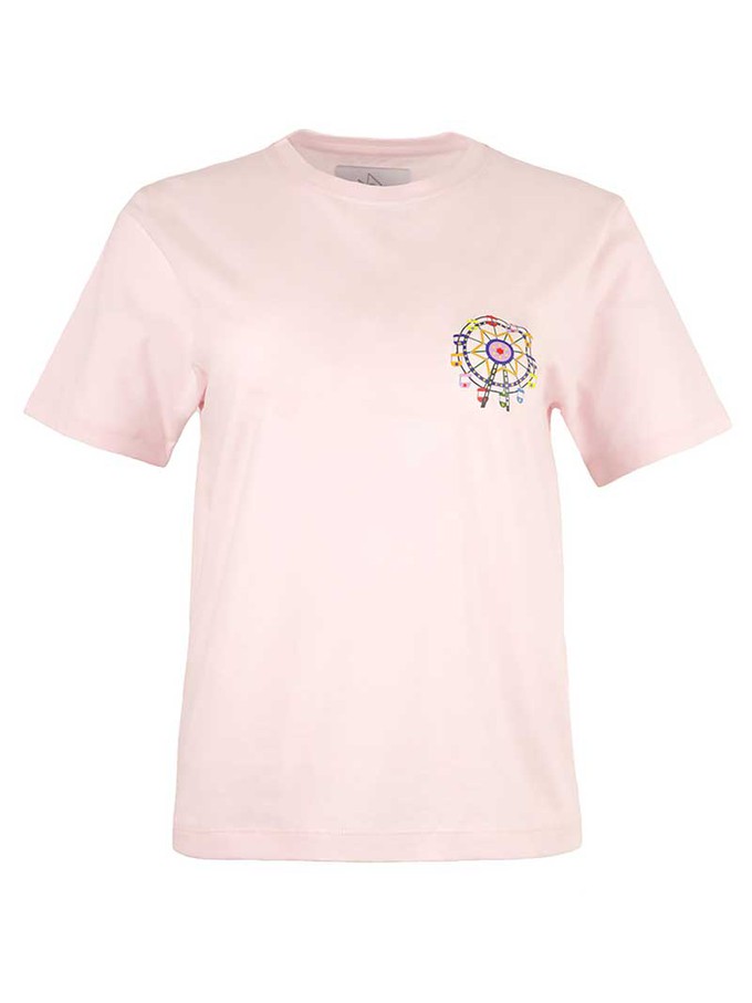 Ferris Wheel Tee, Organic Cotton, in Pink from blondegonerogue