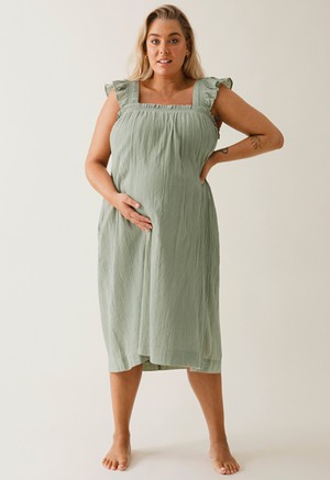 Boho maternity dress with smocking from Boob Design