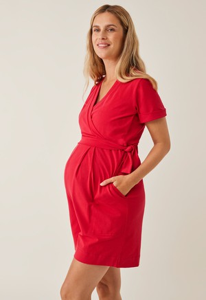 Maternity playsuit - French Red from Boob Design