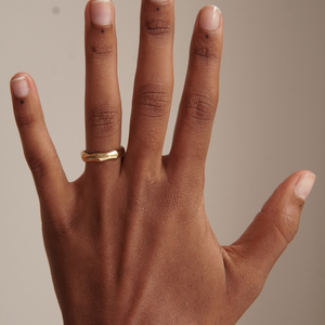 THE BAMBOO RING - solid gold from Bound Studios