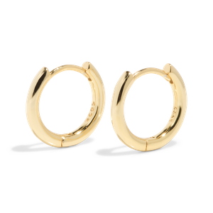 THE BASE HOOP MEDIUM - solid gold from Bound Studios