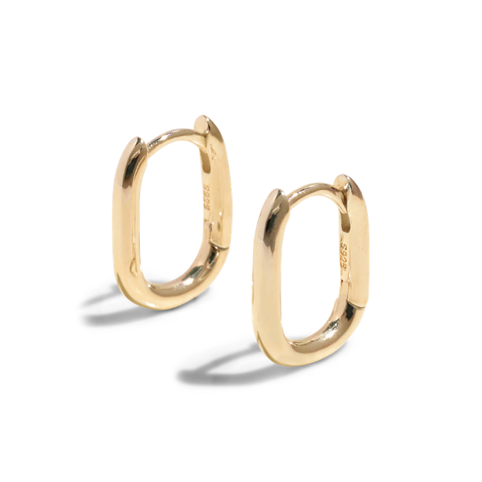 THE HARLEY MOLLY HOOP S - solid gold from Bound Studios