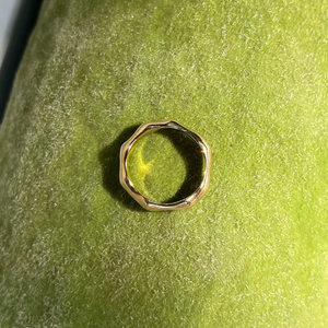 THE BAMBOO RING - solid gold from Bound Studios