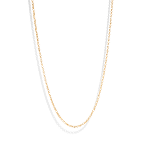 THE RILEY ROLO NECKLACE L - 18k gold plated from Bound Studios