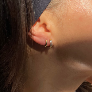 THE AURORA HOOP S - 18k gold vermeil from Bound Studios