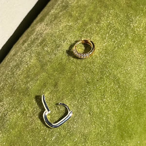 THE AURORA HOOP S - 18k gold vermeil from Bound Studios