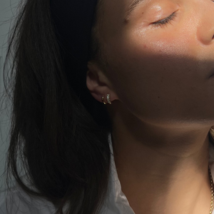 THE AURORA HOOP S - 18k gold vermeil from Bound Studios