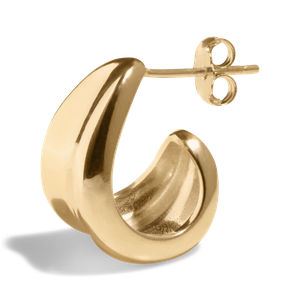 THE AVA HOOP - solid gold from Bound Studios