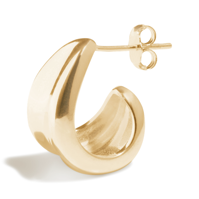 THE AVA HOOP - solid gold from Bound Studios