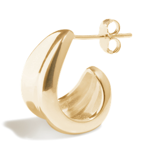 THE AVA HOOP - solid gold from Bound Studios
