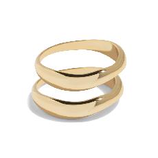 THE DOUBLE TROUBLE SET - Solid 14k gold via Bound Studios