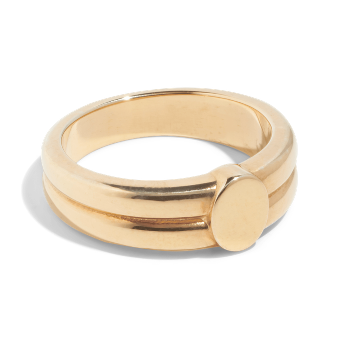 THE HARLOW RING - 18k gold plated from Bound Studios