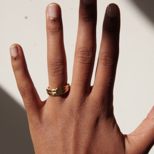 THE HARLOW RING - 18k gold plated from Bound Studios