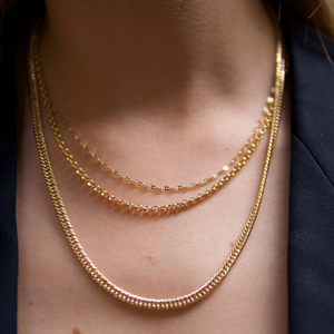 THE RILEY ROLO NECKLACE L - 18k gold vermeil from Bound Studios
