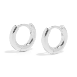 THE BASE HOOP SMALL - solid gold from Bound Studios