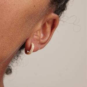 THE AURORA HOOP M - solid gold from Bound Studios