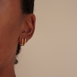 THE HARLEY MOLLY HOOP S - solid gold from Bound Studios