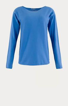 Judith boothals trui - sky blue solid via Brand Mission