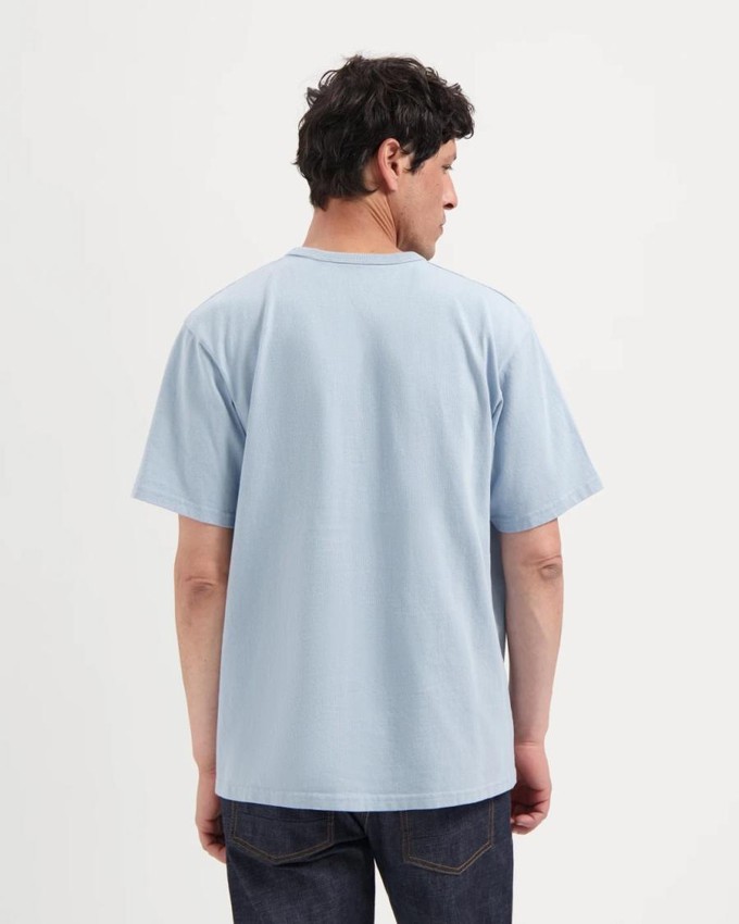 Liam signature t-shirt - cloud blue from Brand Mission