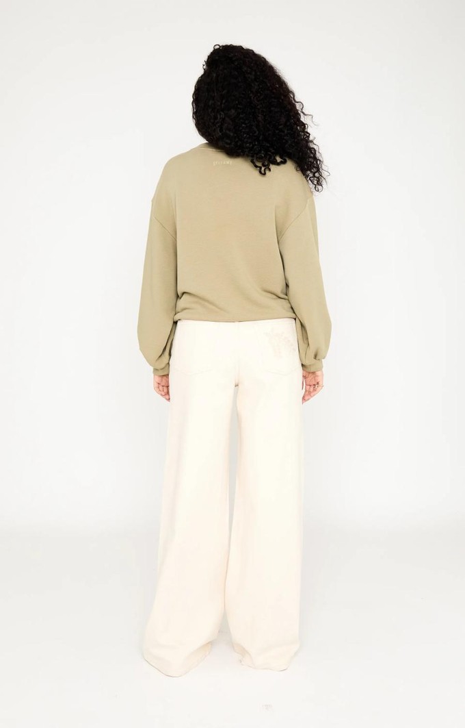 Dewy jeans - cream solid from Brand Mission