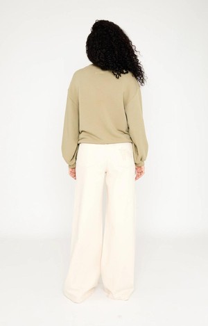 Dewy jeans - cream solid from Brand Mission